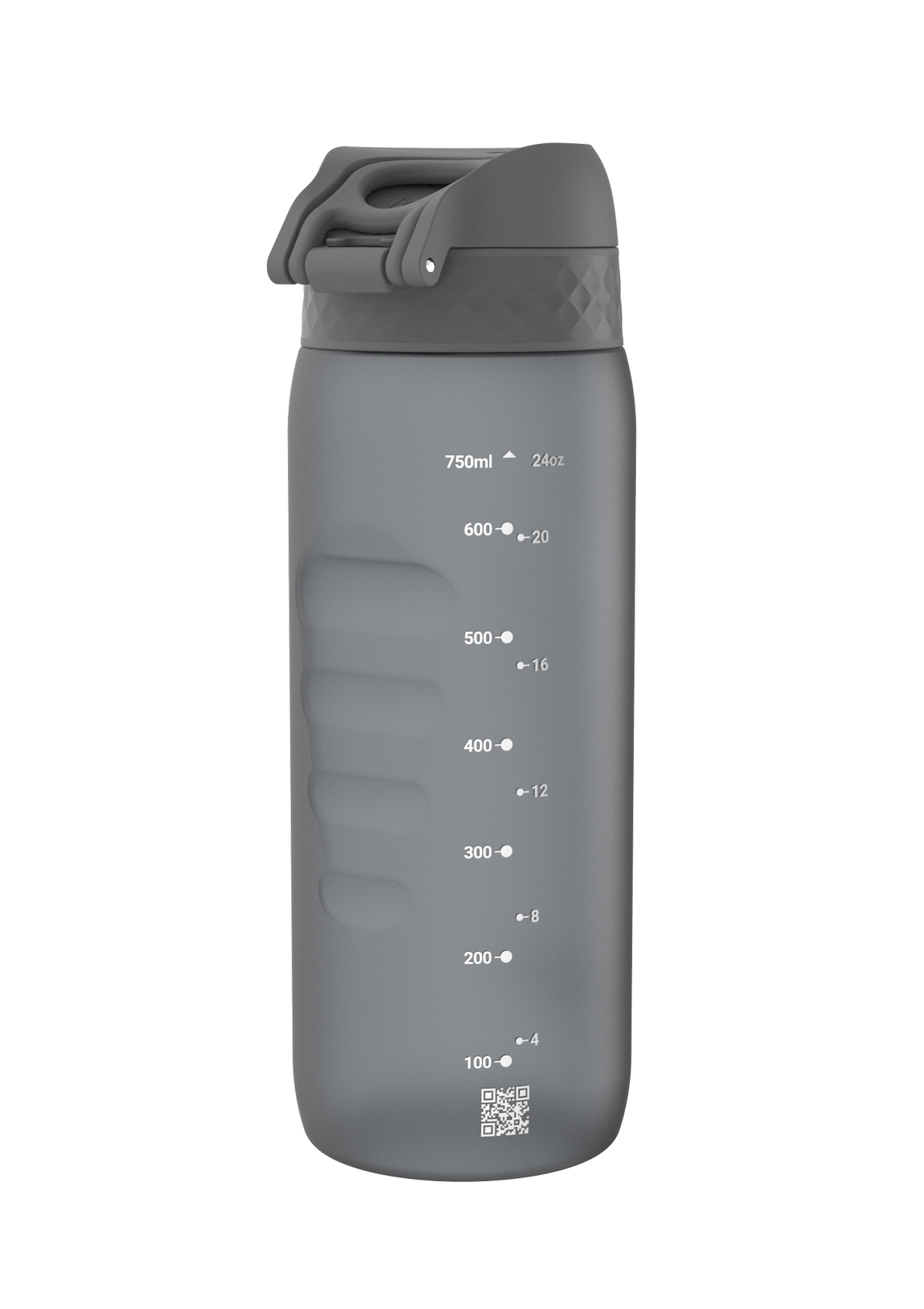 ION8 Recyclon Grey Water Bottle Leak Proof 750ml (24oz) BPA Free