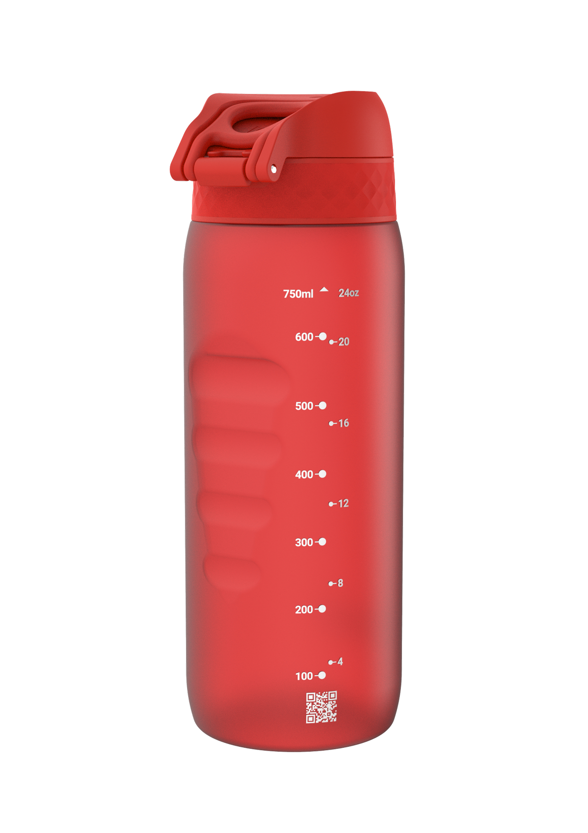 ION8 Recyclon Red Water Bottle Leak Proof 750ml (24oz) BPA Free