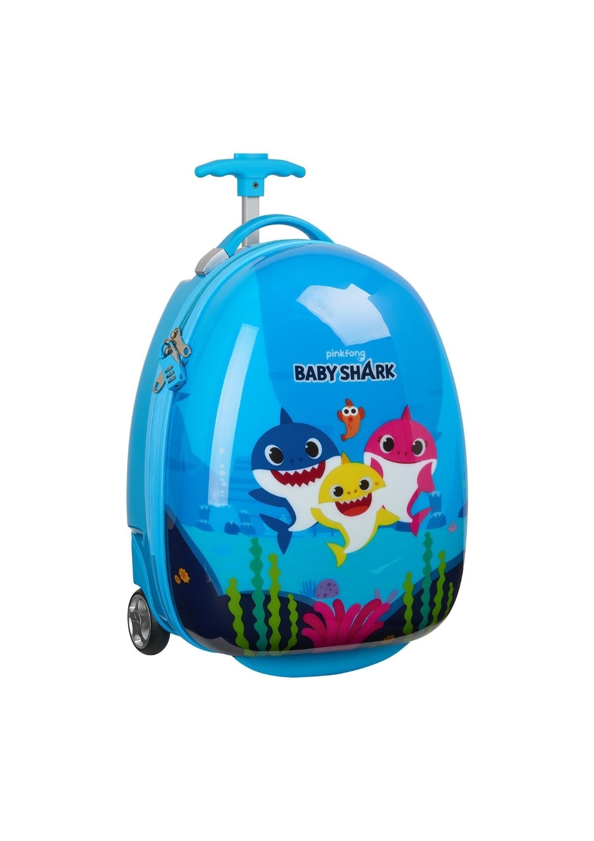 Baby Shark Backpack Trolley front