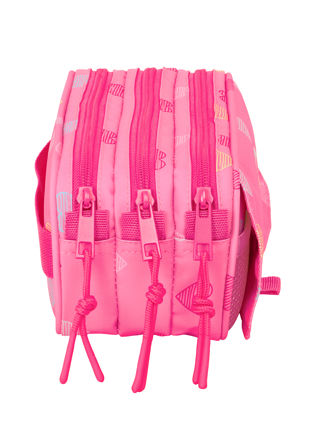 Benetton Heart Large Triple Pencil Case