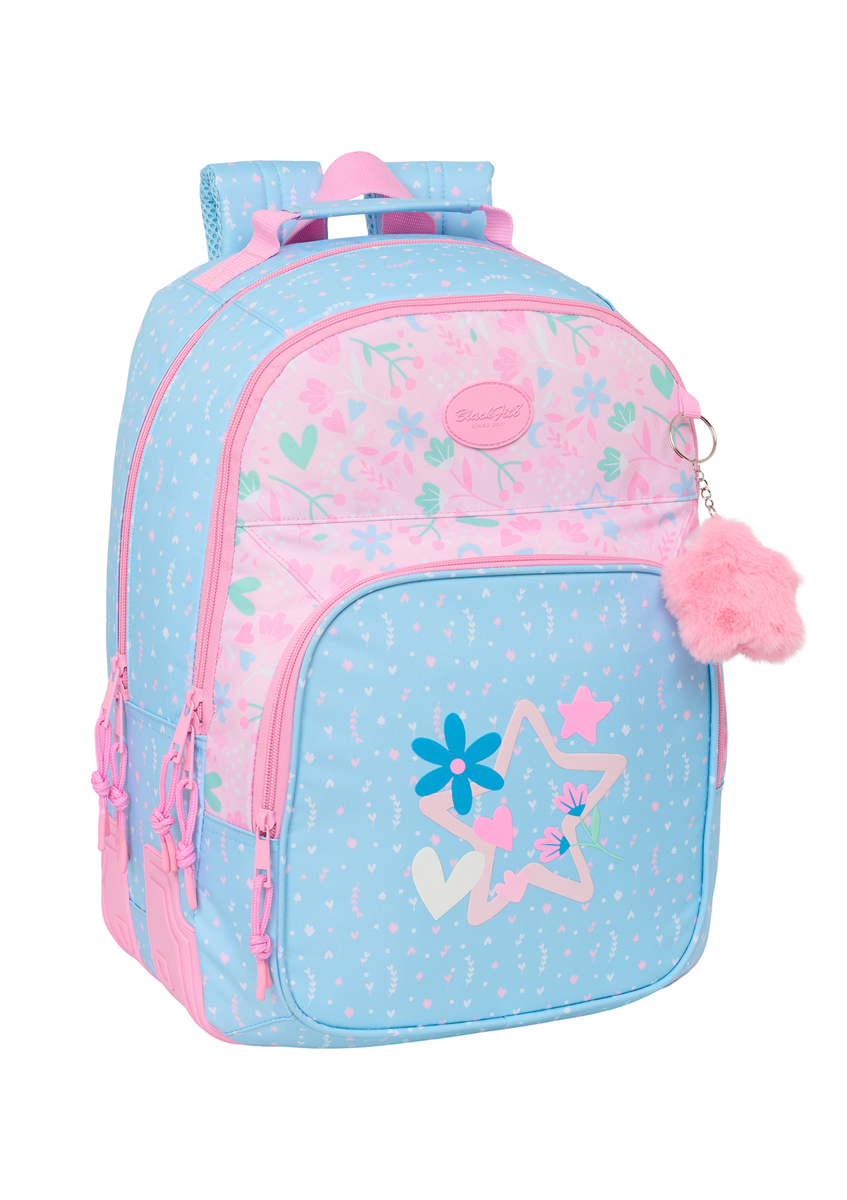 Blackfit8 Smile Large Double Backpack