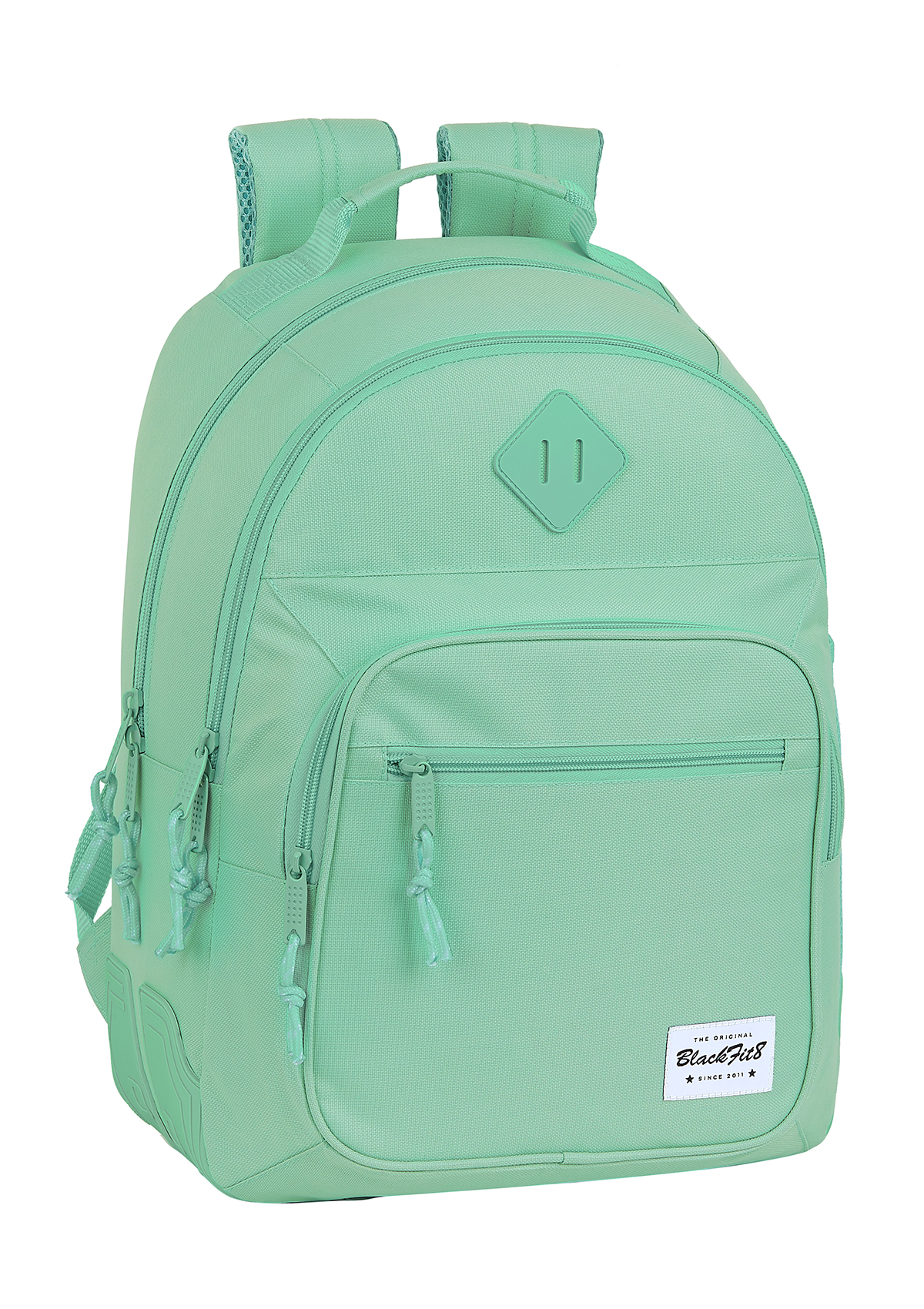 Blackfit8 Double Turquoise Large Backpack