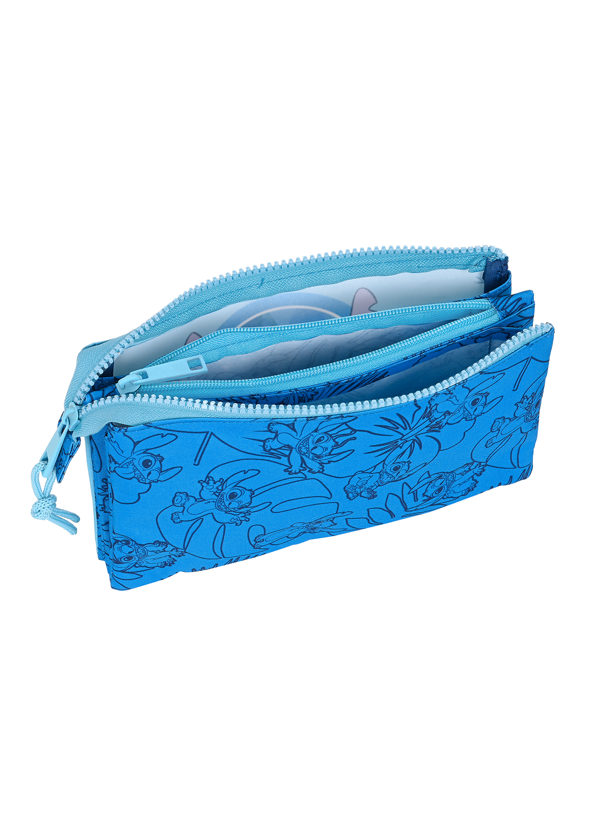 Disney Stitch Triple Pencil Case