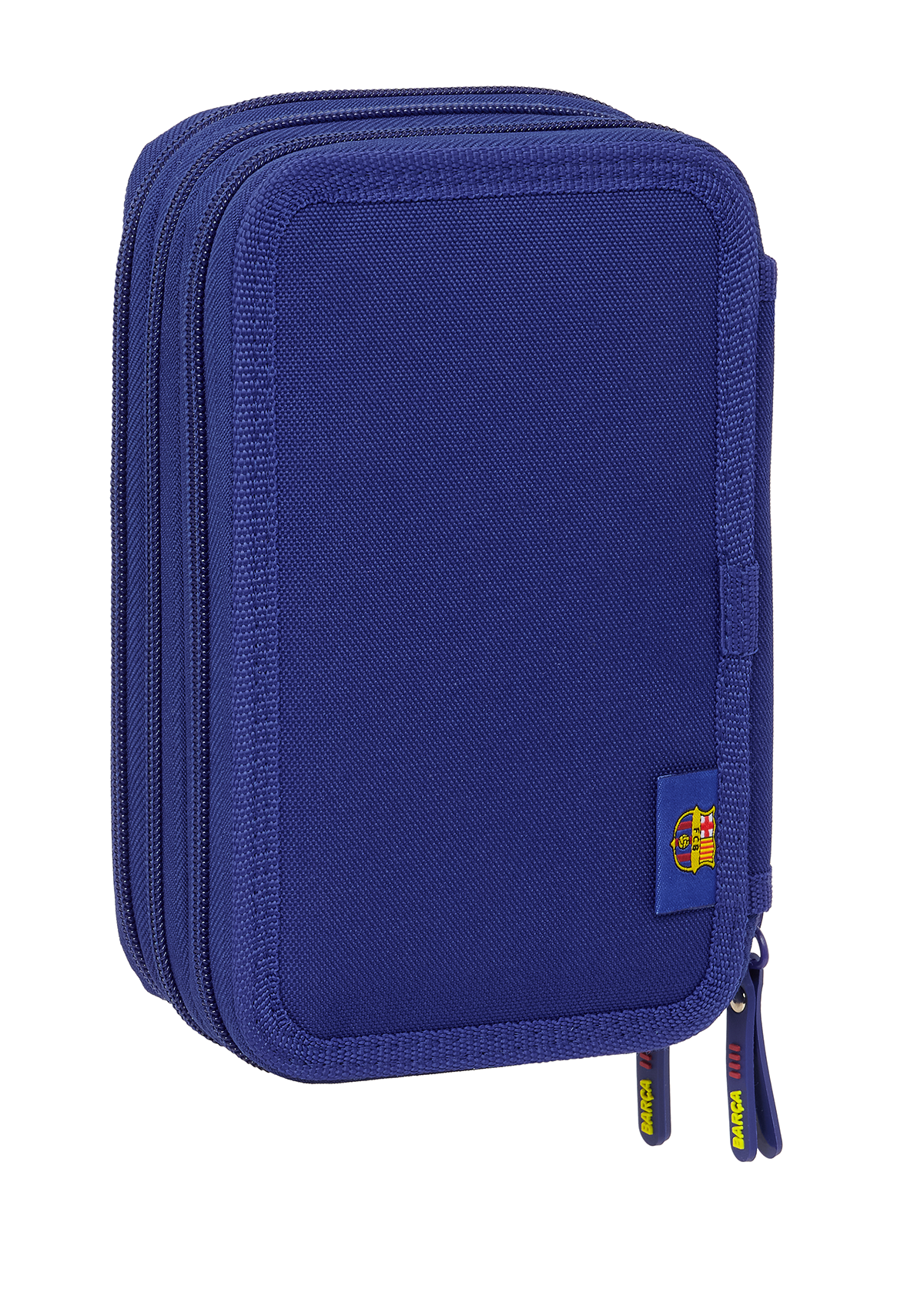 F.C.BARCELONA 1st Team Small Triple 37pc Filled Pencil Case