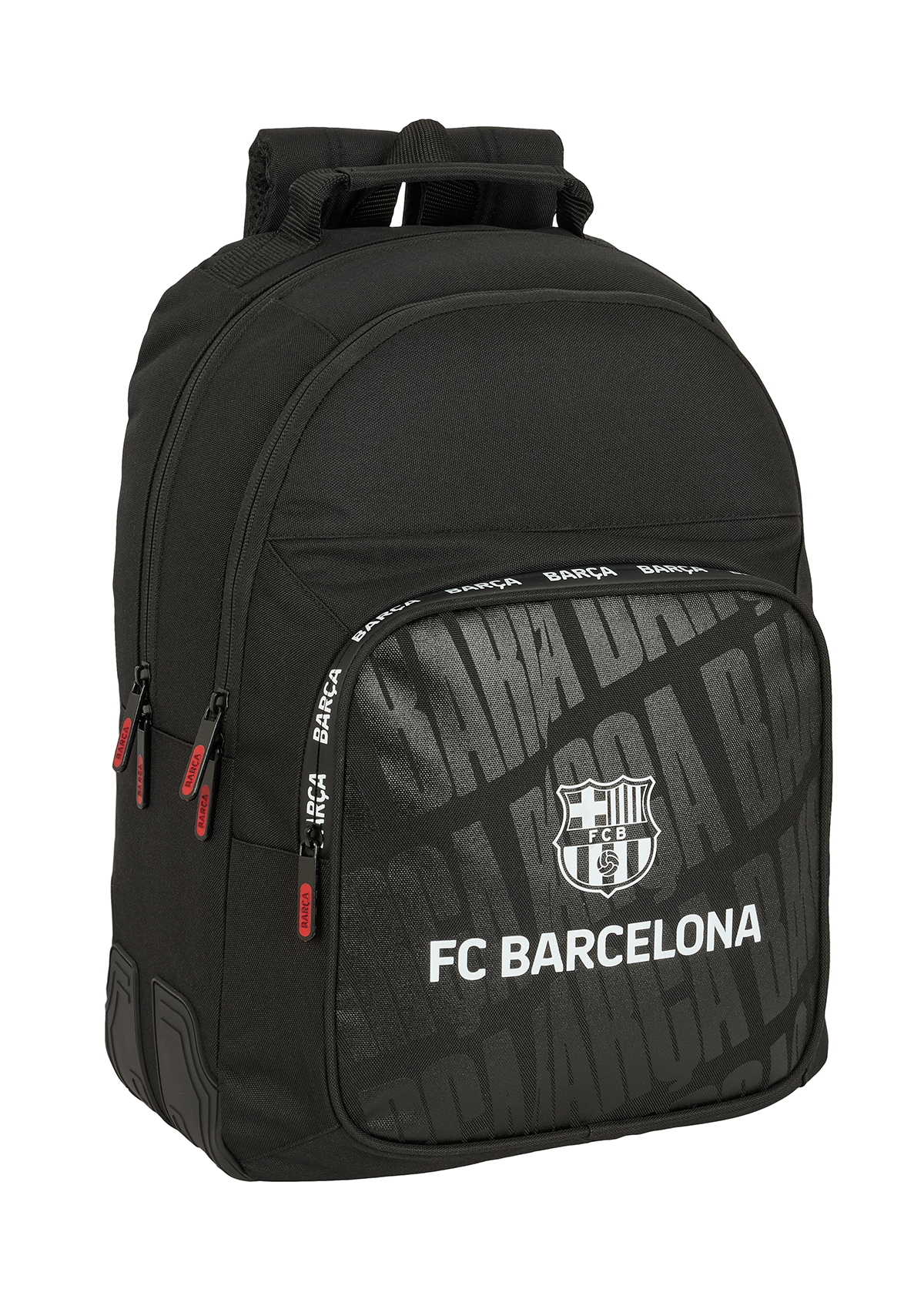 FC Barcelona Black Large Double Backpack