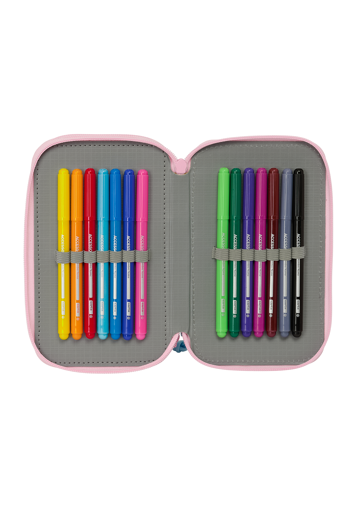 GlowLab Kids Small Triple 37pc Filled Pencil Case