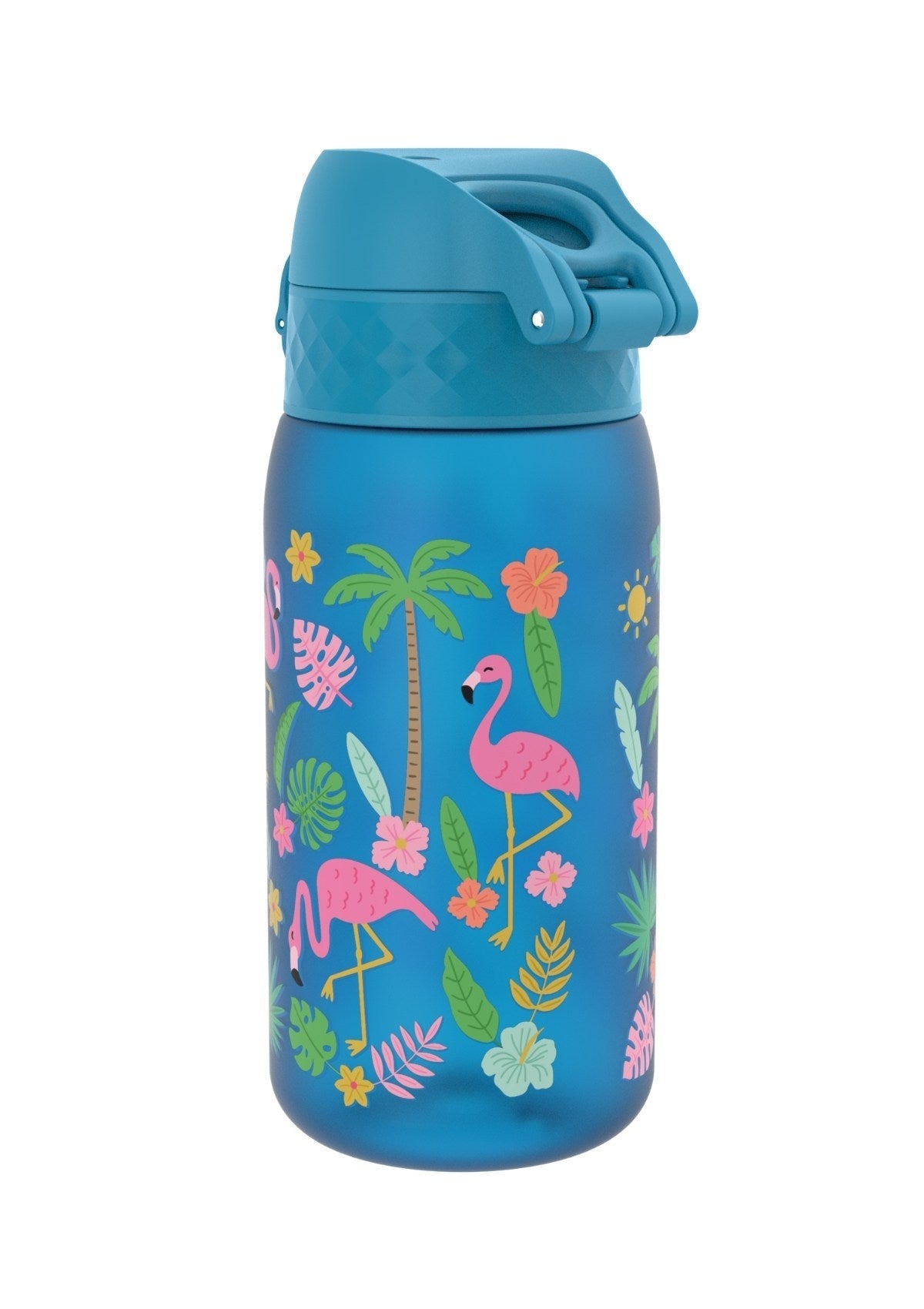 ION8 Recyclon Blue Flamingos Water Bottle Leak Proof 350ml (12oz) BPA Free