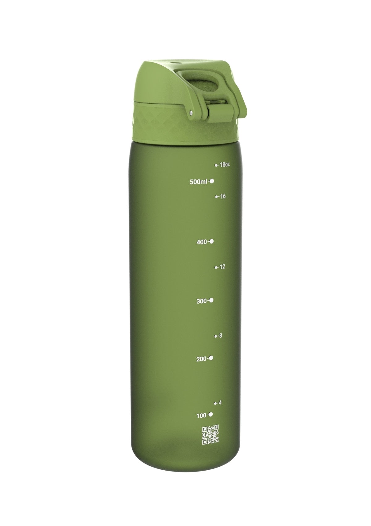 ION8 Recyclon Khaki Green Water Bottle Leak Proof 500ml