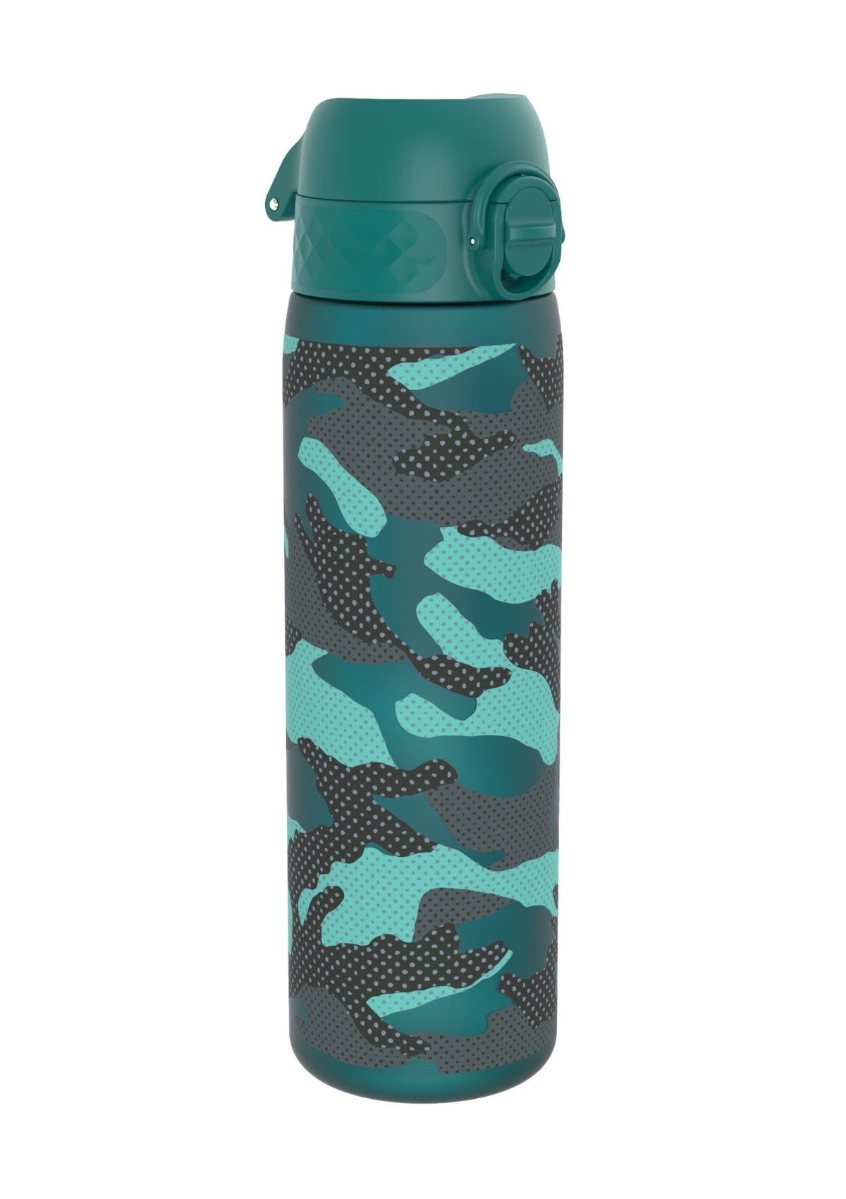 ION8 Recyclon Aqua Camouflage Water Bottle Leak Proof 500ml (18oz) BPA Free