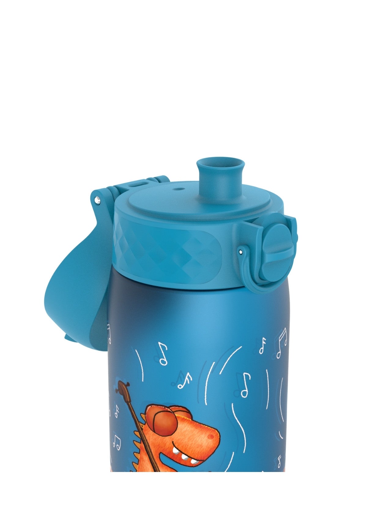 ION8 Recyclon Dino Band Blue Water Bottle Leak Proof 500ml