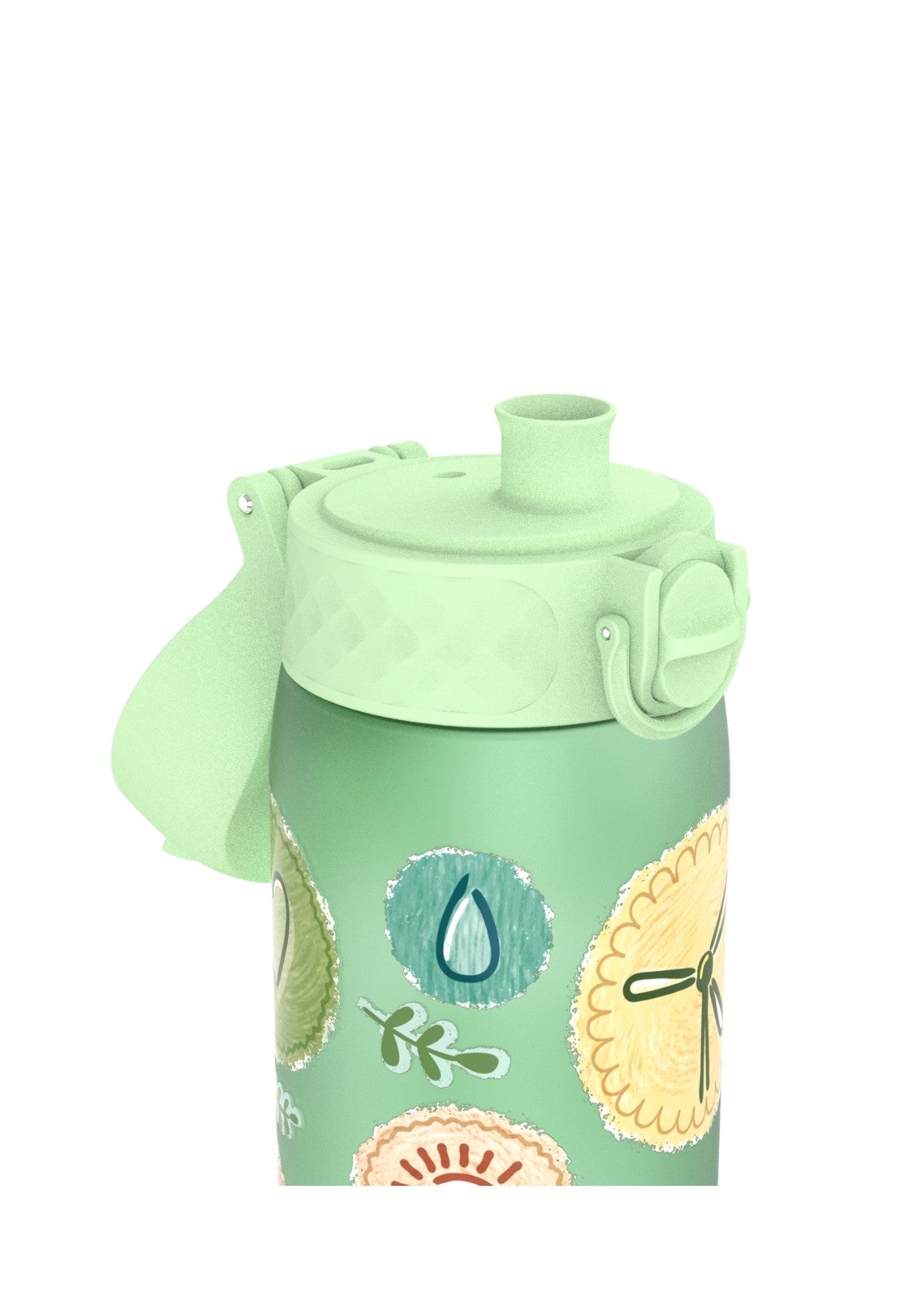 ION8 Recyclon Eco Surf Green Water Bottle Leak Proof 500ml