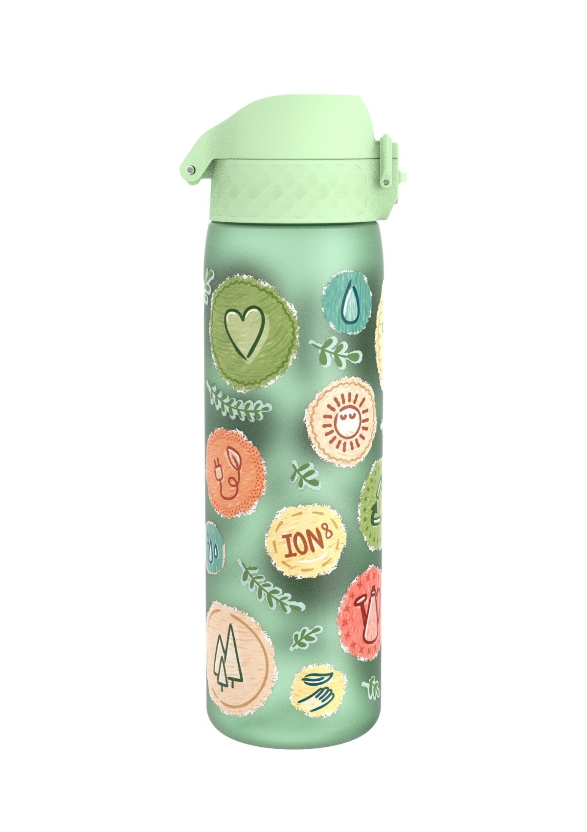 ION8 Recyclon Eco Surf Green Water Bottle Leak Proof 500ml