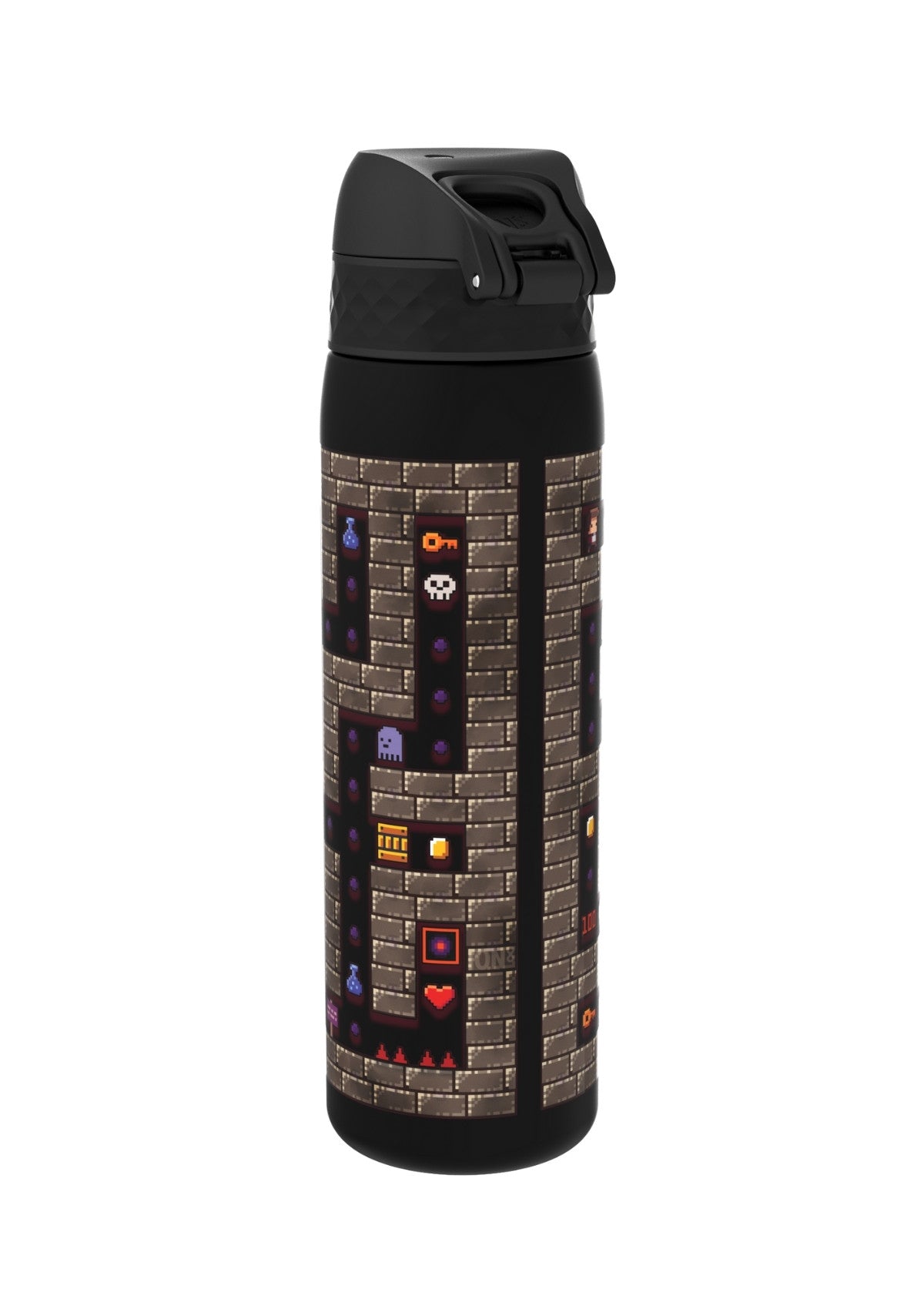 ION8 Recyclon Gamer Black Water Bottle Leak Proof 500ml