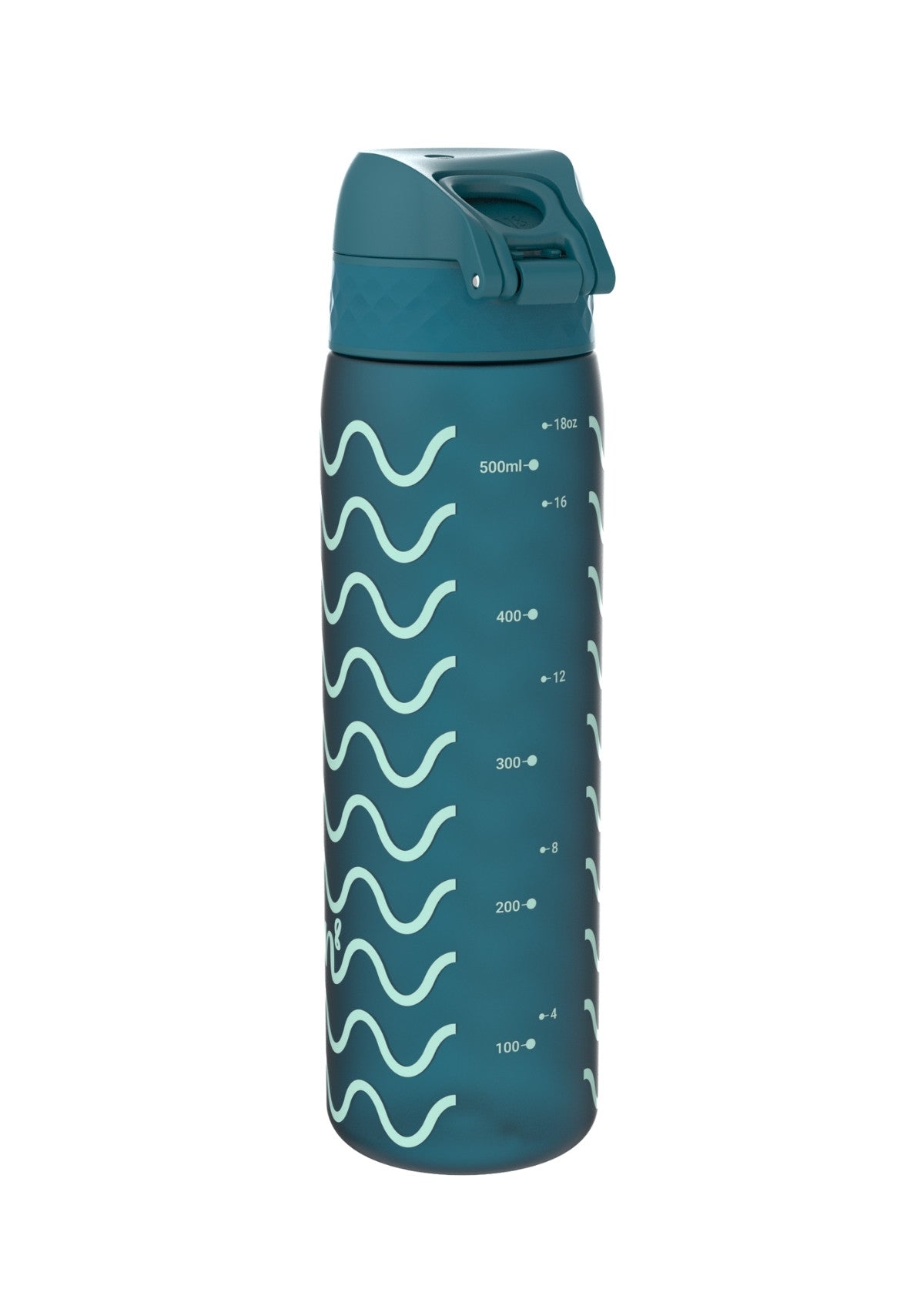 ION8 Recyclon Waves Teal Water Bottle Leak Proof 500ml