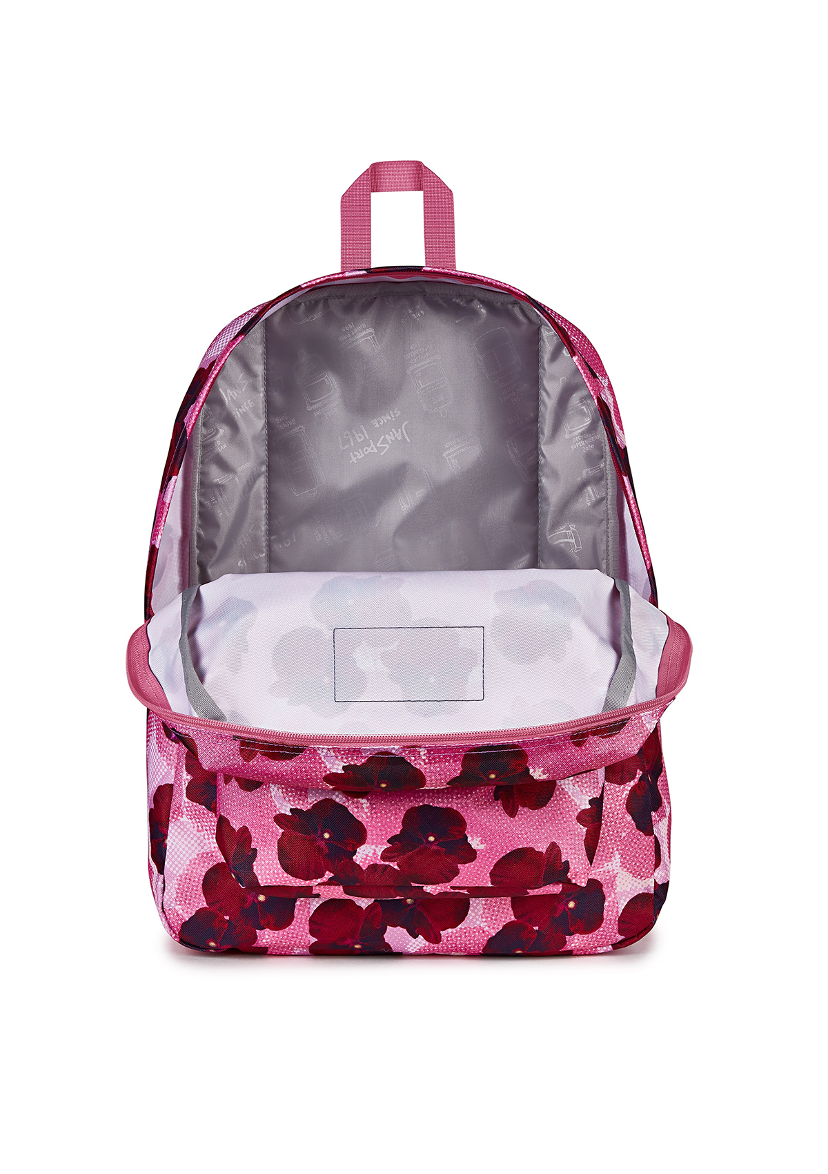 JanSport Backpacks Superbreak Pop Art Fuchsia