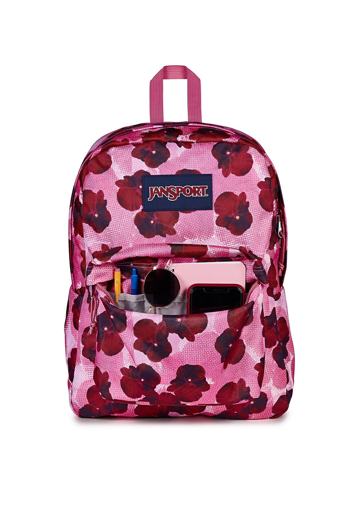 JanSport Backpacks Superbreak Pop Art Fuchsia