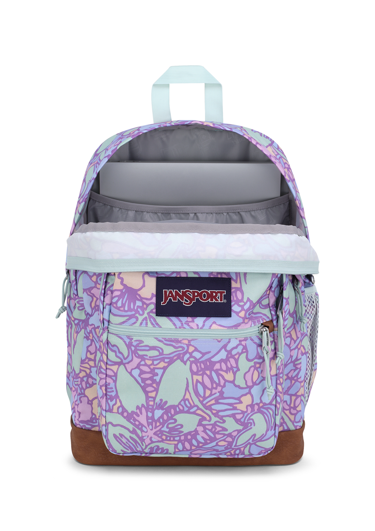 JanSport Backpacks Cool Student Fluid Floral Pastel Lilac
