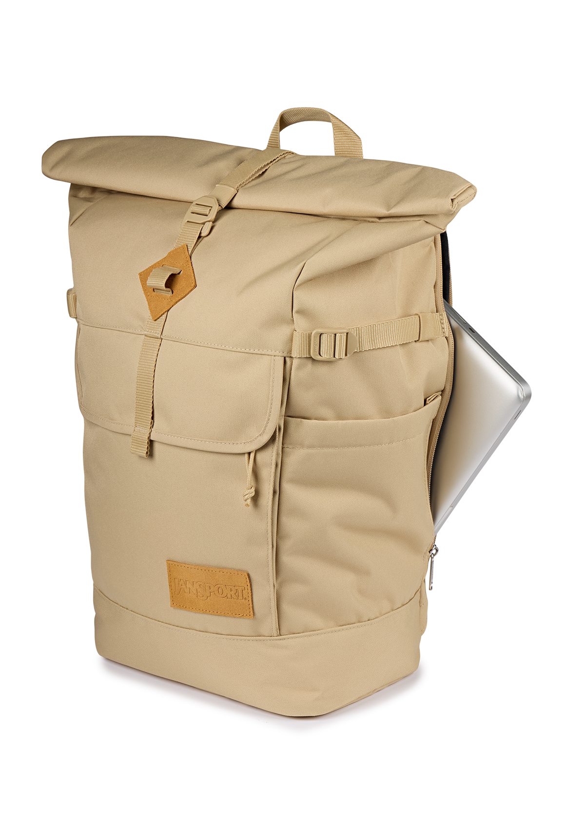 JanSport Backpack Hatchet Rolltop Travertine