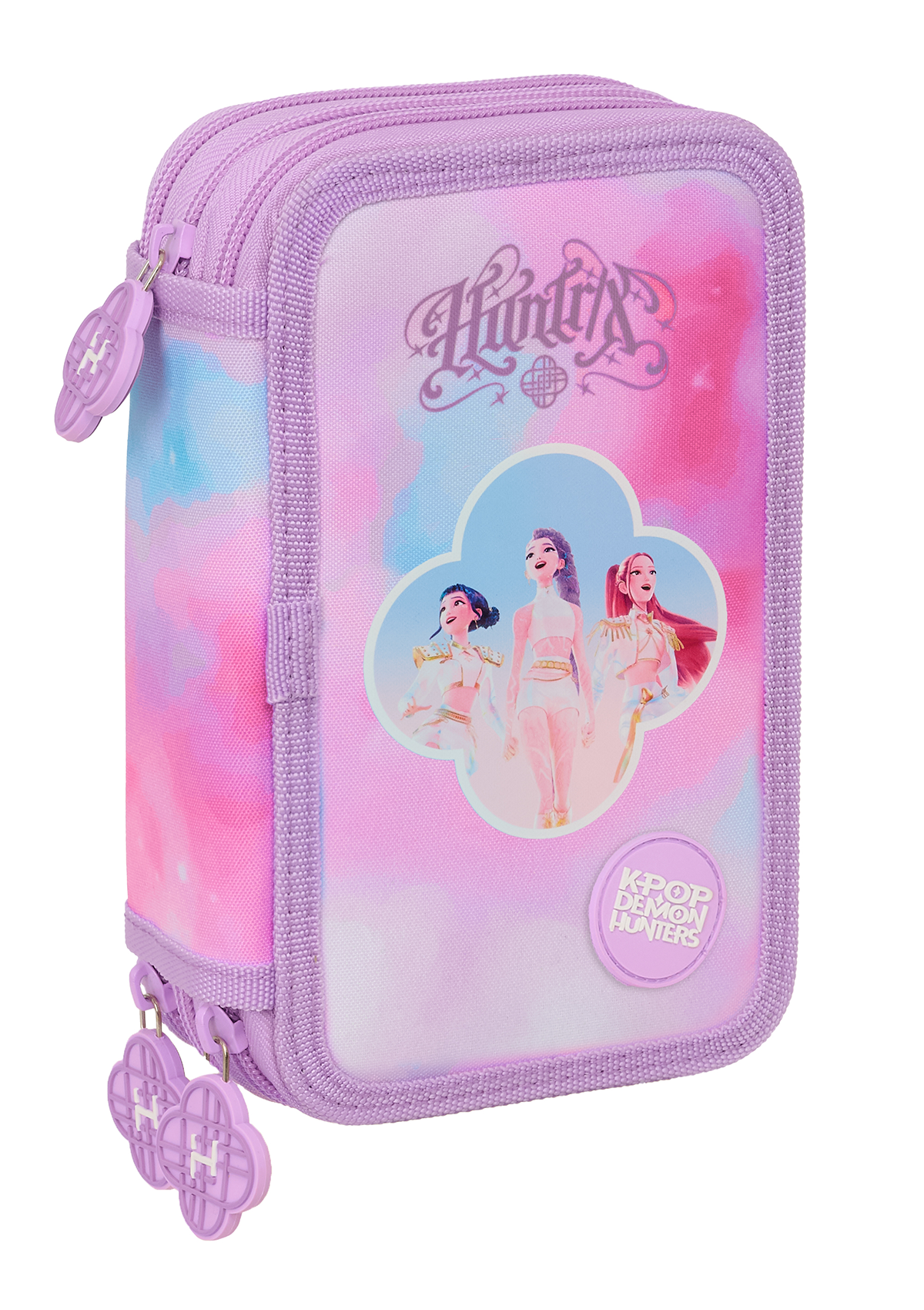 K-POP Demon Hunter Artist Small Triple 37pc Filled Pencil Case