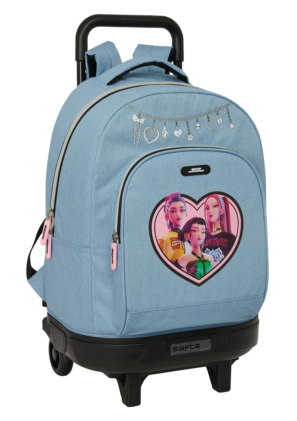 K-POP Demon Hunter Huntrix Large Backpack Wheeled