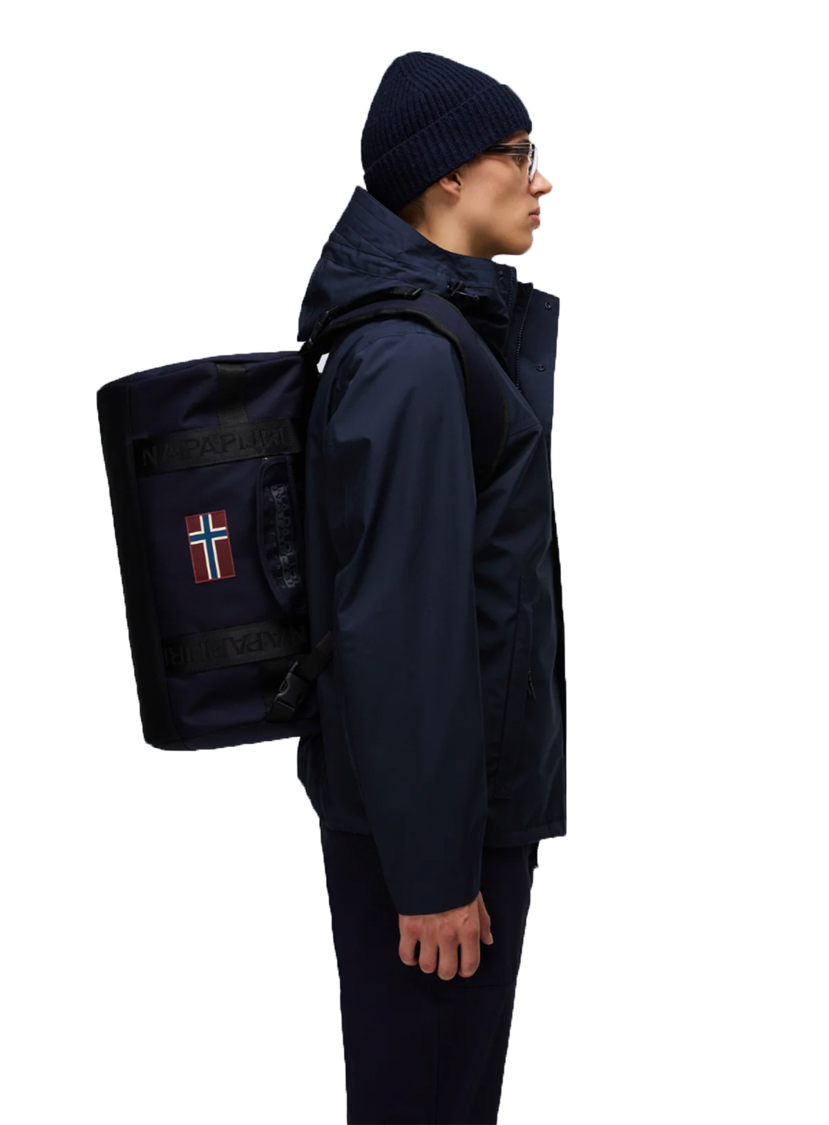 Napapijri Bering Travel Small Duffle Bag – 24.5L Black Beauty