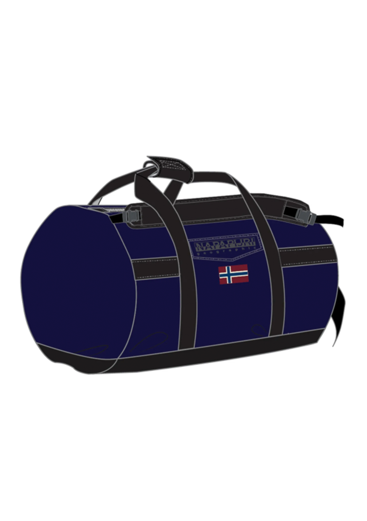 Napapijri Bering Travel Small Duffle Bag – 24.5L Blu Marine