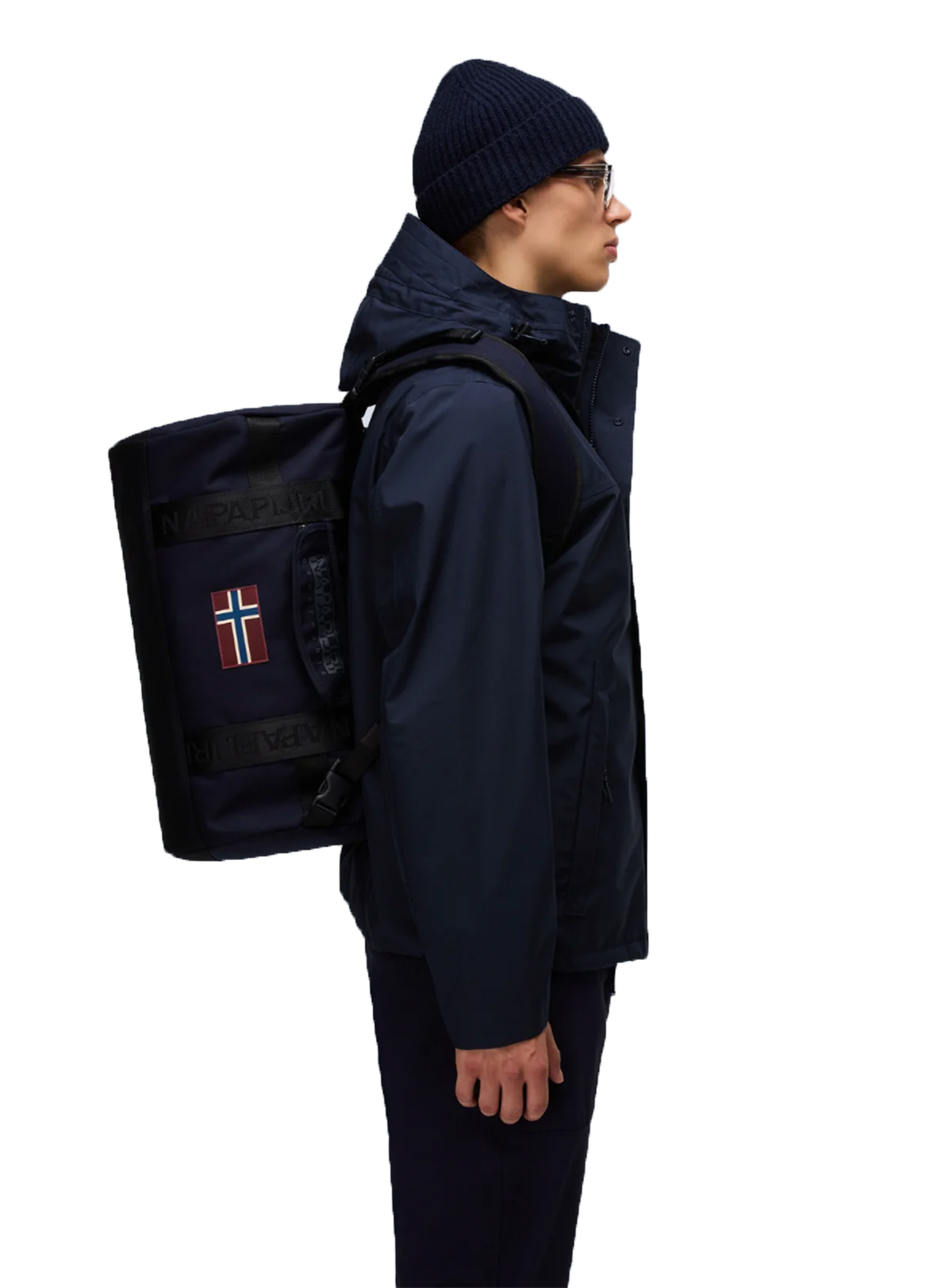 Napapijri Bering Travel Small Duffle Bag – 24.5L Blu Marine