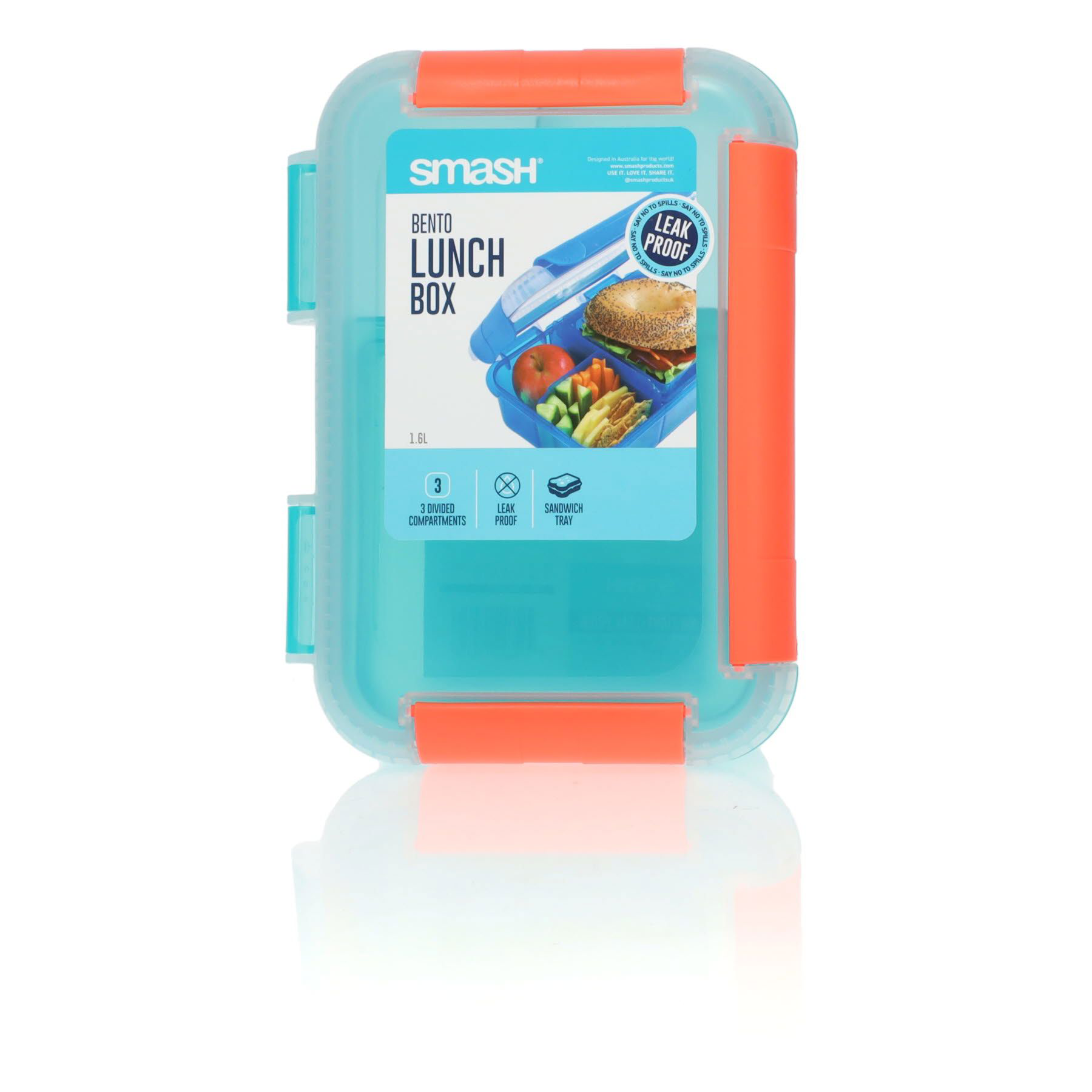 Bento Leakproof Lunch Box 3 Asst Cdu