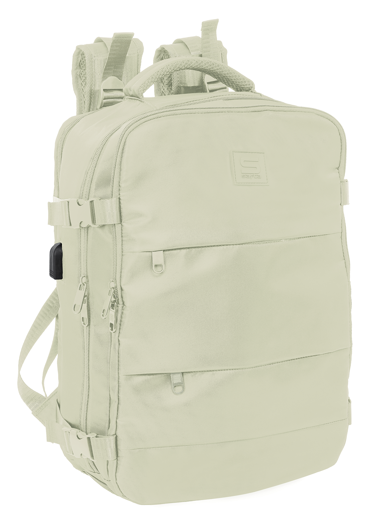 Safta 15.6" Beige Portable Cabin Laptop Backpacks