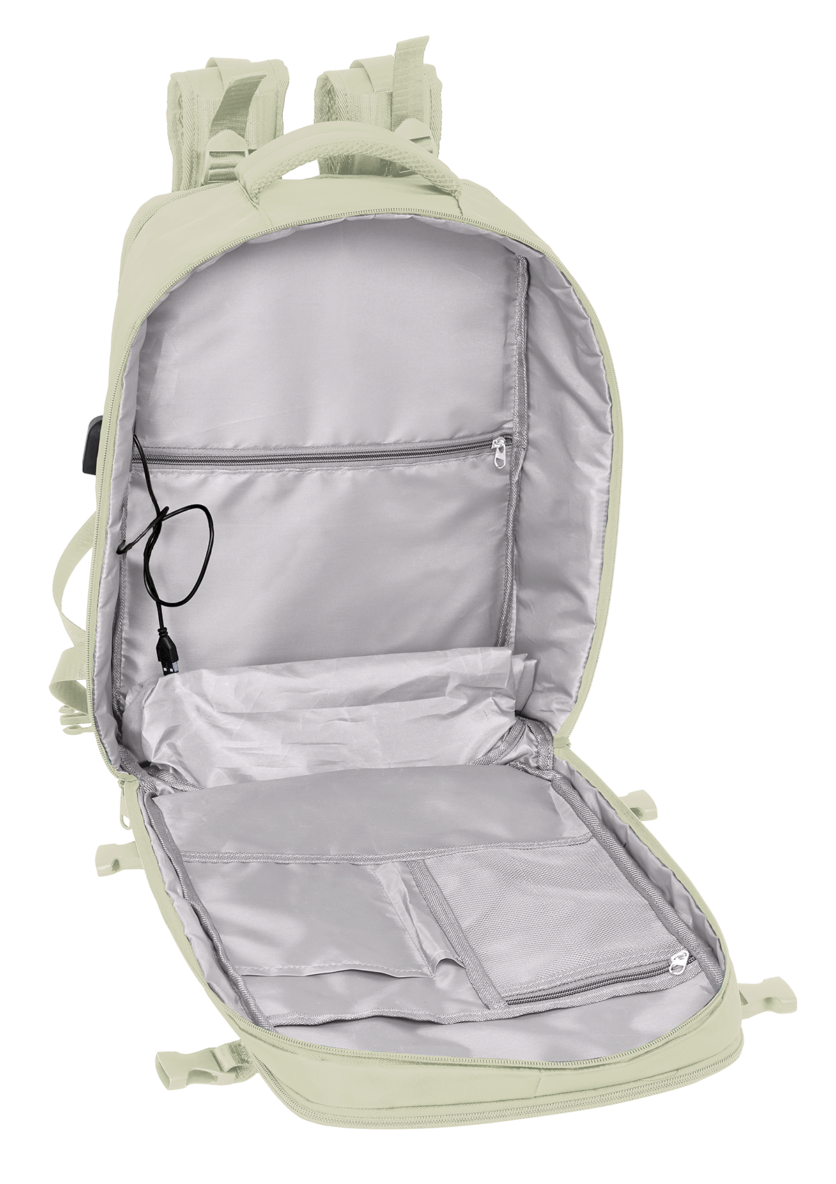 Safta 15.6" Beige Portable Cabin Laptop Backpacks