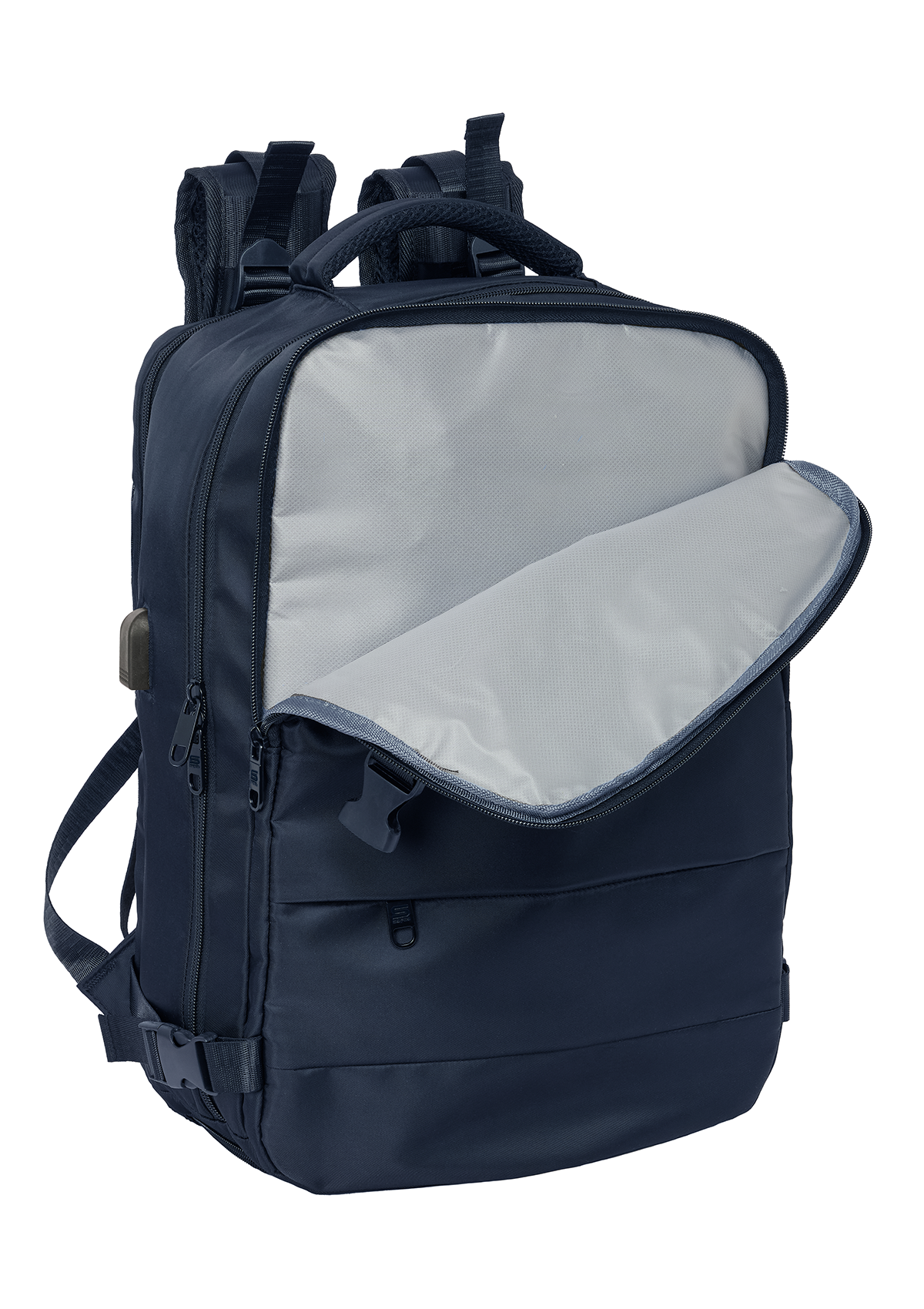 Safta 15.6" Navy Portable Cabin Laptop Backpacks
