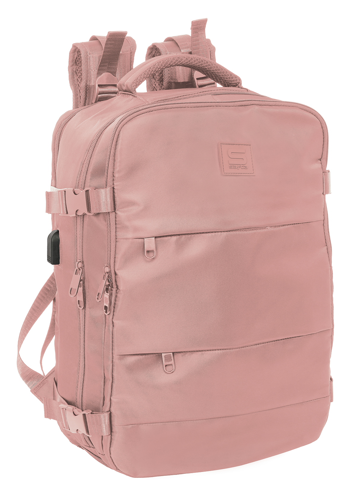 Safta 15.6" Pink Portable Cabin Laptop Backpacks