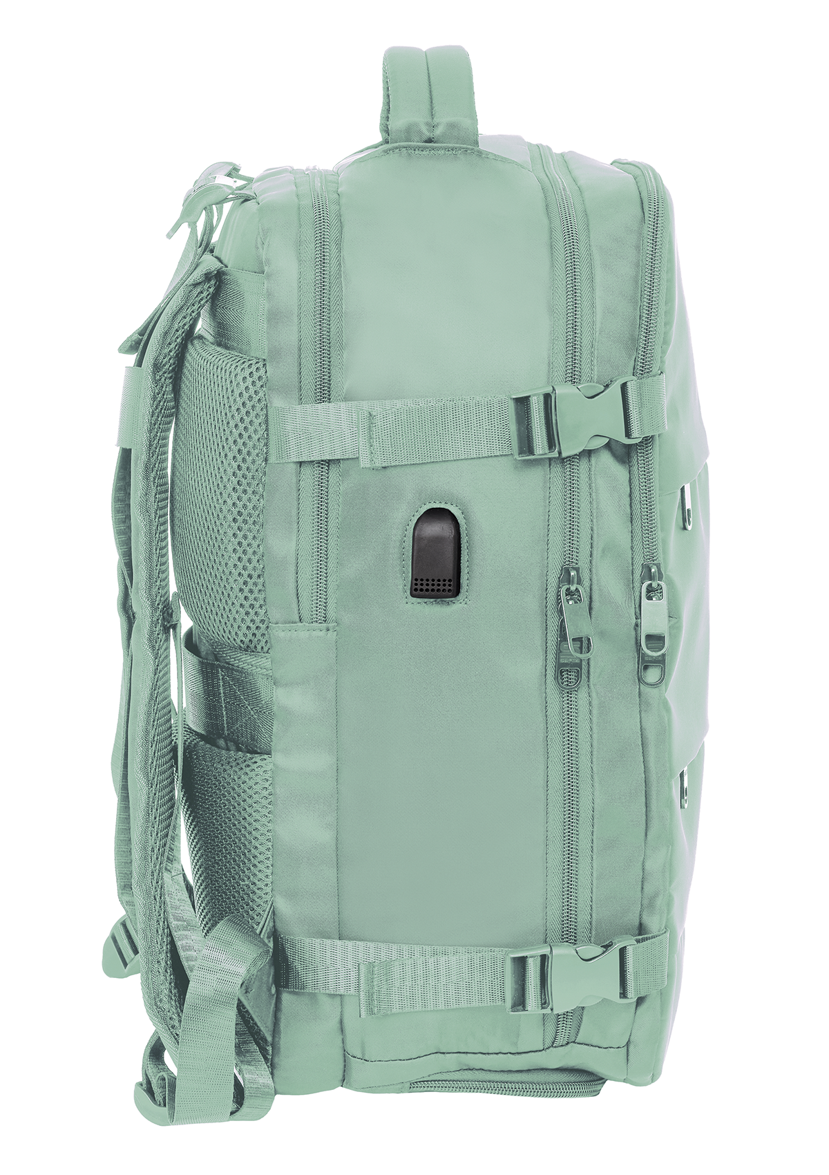 Safta 15.6" Pastel Green Portable Cabin Laptop Backpacks