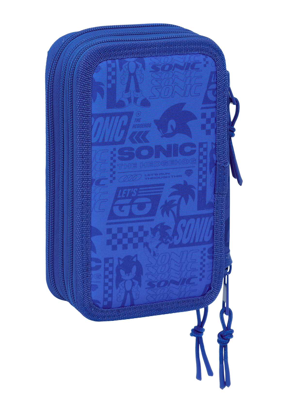 Sonic The Hedgehog Small Triple 37pc Filled Pencil Case
