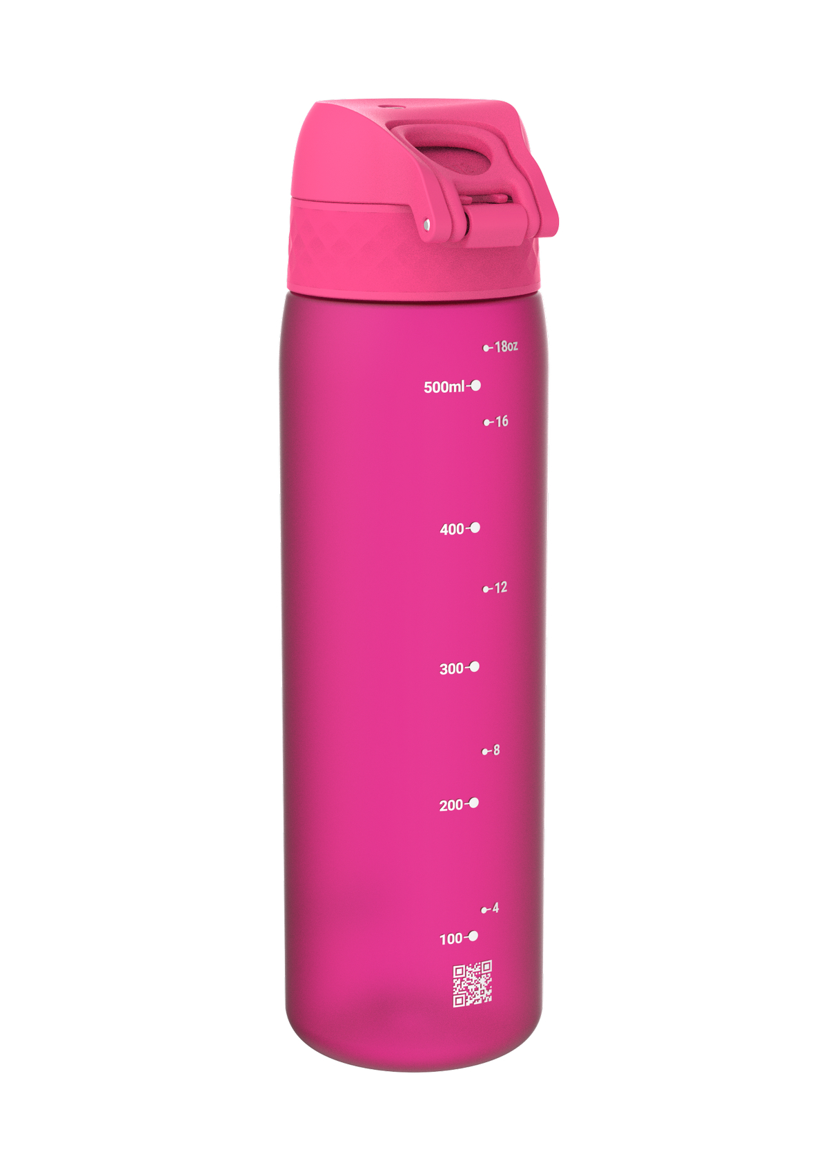 ION8 Recyclon Pink Water Bottle Leak Proof 500ml (18oz) BPA Free