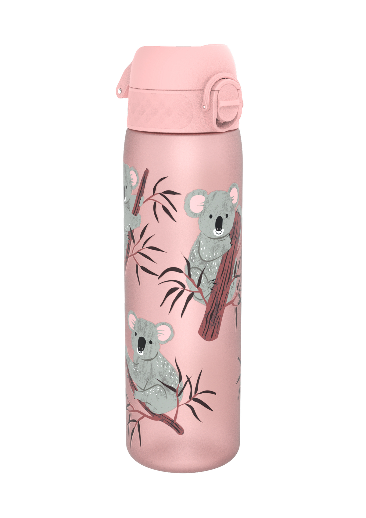 ION8 Recyclon Rose Quartz Koala Water Bottle Leak Proof 500ml (18oz) BPA Free